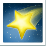 Shooting Star emoji, Apple, iOS 16.4