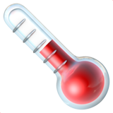 Thermometer emoji, Apple, iOS 16.4