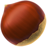 Chestnut emoji, Apple, iOS 16.4