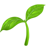 Seedling emoji, Apple, iOS 16.4