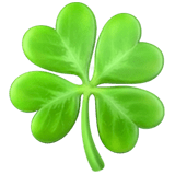 Four Leaf Clover emoji, Apple, iOS 16.4