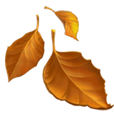 Fallen Leaf emoji, Apple, iOS 16.4