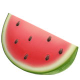 Watermelon emoji, Apple, iOS 16.4