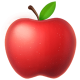 Red Apple emoji, Apple, iOS 16.4