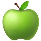 Green Apple emoji, Apple, iOS 16.4