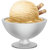 Ice Cream emoji, Apple, iOS 16.4