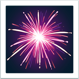 Fireworks emoji, Apple, iOS 16.4