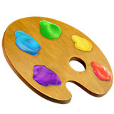 Artist Palette emoji, Apple, iOS 16.4