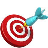Bullseye emoji, Apple, iOS 16.4