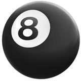 Pool 8 Ball emoji, Apple, iOS 16.4