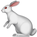 Rabbit emoji, Apple, iOS 16.4