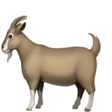Goat emoji, Apple, iOS 16.4