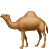 Camel emoji, Apple, iOS 16.4