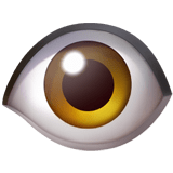 Eye emoji, Apple, iOS 16.4