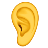 Ear emoji, Apple, iOS 16.4