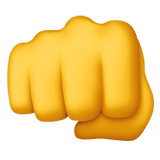 Oncoming Fist emoji, Apple, iOS 16.4
