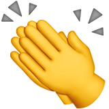 Clapping Hands emoji, Apple, iOS 16.4