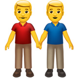 Men Holding Hands emoji, Apple, iOS 16.4