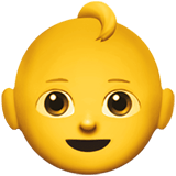 Baby emoji, Apple, iOS 16.4