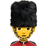 Guard emoji, Apple, iOS 16.4