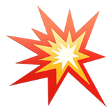 Collision emoji, Apple, iOS 16.4