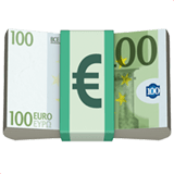 Euro Banknote emoji, Apple, iOS 16.4