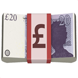 Pound Banknote emoji, Apple, iOS 16.4