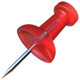 Pushpin emoji, Apple, iOS 16.4