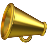 Megaphone emoji, Apple, iOS 16.4