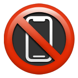 No Mobile Phones emoji, Apple, iOS 16.4