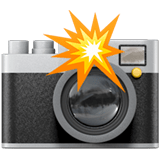 Camera with Flash emoji, Apple, iOS 16.4