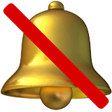 Bell With Slash emoji, Apple, iOS 16.4