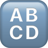 Input Latin Uppercase emoji, Apple, iOS 16.4