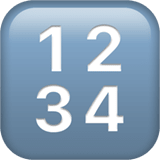Input Numbers emoji, Apple, iOS 16.4