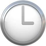 Three O’clock emoji, Apple, iOS 16.4