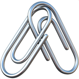 Linked Paperclips emoji, Apple, iOS 16.4