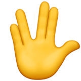 Vulcan Salute emoji, Apple, iOS 16.4