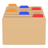 Card Index Dividers emoji, Apple, iOS 16.4