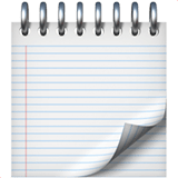 Spiral Notepad emoji, Apple, iOS 16.4