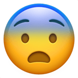 Fearful Face emoji, Apple, iOS 16.4