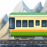 Mountain Railway emoji, Apple, iOS 16.4