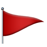 Triangular Flag emoji, Apple, iOS 16.4