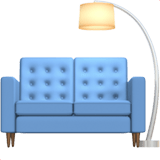 Couch and Lamp emoji, Apple, iOS 16.4