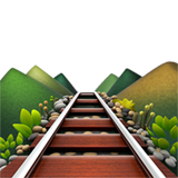 Railway Track emoji, Apple, iOS 16.4