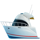 Motor Boat emoji, Apple, iOS 16.4
