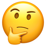 Thinking Face emoji, Apple, iOS 16.4