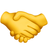 Handshake emoji, Apple, iOS 16.4