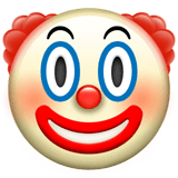 Clown Face emoji, Apple, iOS 16.4