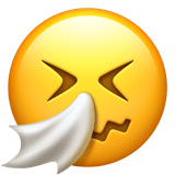 Sneezing Face emoji, Apple, iOS 16.4