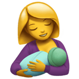 Breast-feeding emoji, Apple, iOS 16.4